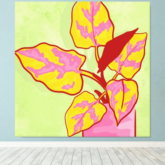 Spring Garden Canvas Afdruk (Insitu (Houten vloer))