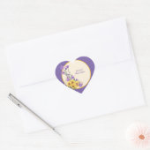 Spring Garden Collectie Hart Sticker (Envelop)