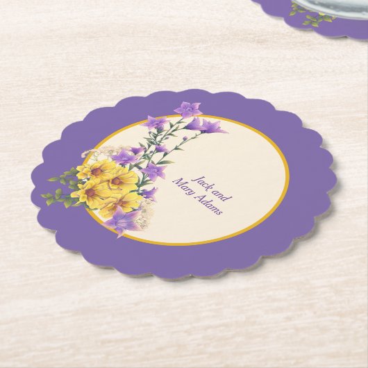 Spring Garden Collectie Kartonnen Onderzetters (Gekanteld)