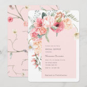 Spring Garden Elegant Waterverf romantische chemie Kaart (Voorkant / Achterkant)