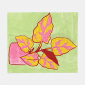 Spring Garden Fleece Deken (Voorkant (Horizontaal))