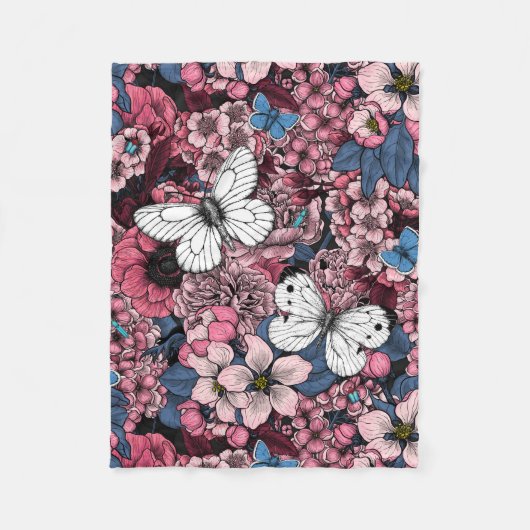 Spring garden fleece deken (Voorkant)