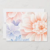 Spring Garden Floral Blush Stationery Note Card Notitiekaartje (Achterkant)