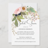 Spring Garden Floral Bouquet Vrijgezellenfeest Kaart (Voorkant)