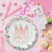 Spring Garden Floral Vrijgezellenfeest Papieren Bordje (Feest)