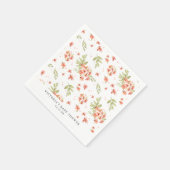 Spring Garden Florals | BABY SHOWER WATERVERF Servet (Hoek)