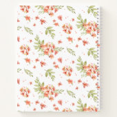 Spring Garden Florals | Gepersonaliseerd journaal Notitieboek (Achterkant)