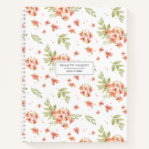 Spring Garden Florals Gepersonaliseerd journaal Notitieboek