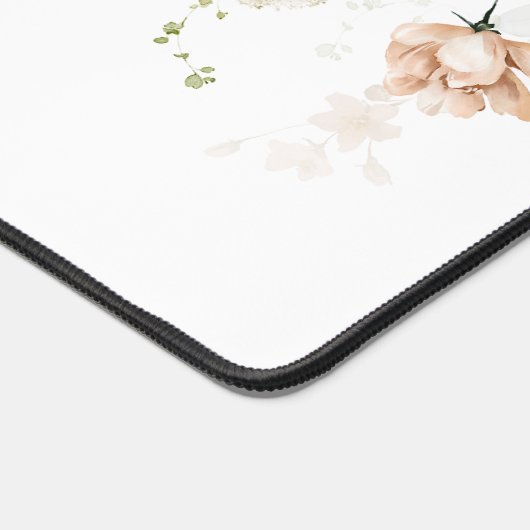 Spring Garden Flowers Aangepaste naam Kantoor Bureaumat (Hoek)