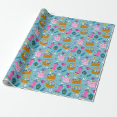 Spring Garden Flowers Cadeaupapier (Uitgerold)