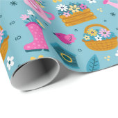 Spring Garden Flowers Cadeaupapier (Rol Hoek)