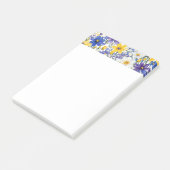 Spring Garden Flowers Elegante  Bloemen Post-it® Notes (Schuin)