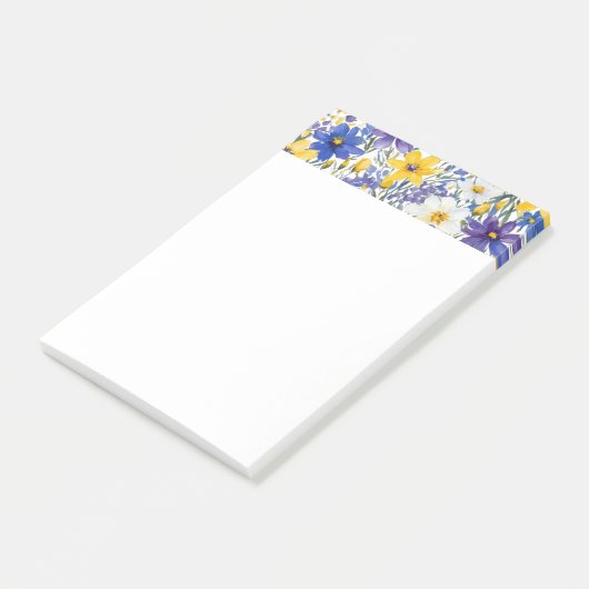 Spring Garden Flowers Elegante Bloemen Post-it® Notes (Schuin)
