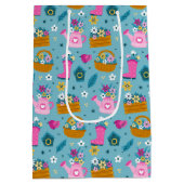 Spring Garden Flowers Medium Cadeauzakje (Achterkant)