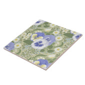 Spring Garden flowers on sage Tegeltje (Zijkant)