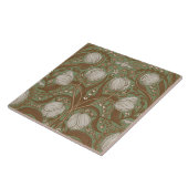 Spring Garden flowers on sage Tegeltje (Zijkant)