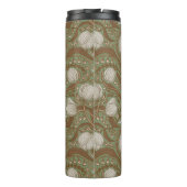 Spring Garden flowers on sage Thermosbeker (Achterkant)