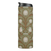 Spring Garden flowers on sage Thermosbeker (Geroteerd rechts)