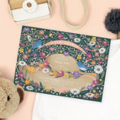 Spring Garden Flowers Sun Pet Baby shower Kaart