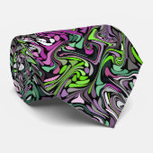Spring Garden Fractal Stropdas (Opgerold)