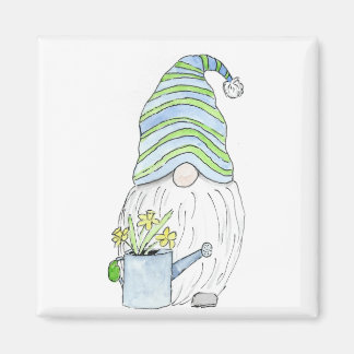 Spring Garden Gnome Magneet