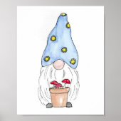 Spring Garden Gnome Poster (Voorkant)