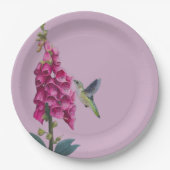 Spring Garden - Hummingbird Paper Bord (Voorkant)