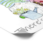 Spring Garden Mama en Papa Gnomes Poster (Hoek)