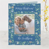 Spring Garden Moeder Dag Robin Nest Foto Kaart (Gele Bloem)