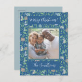 Spring Garden Moeder Dag Robin Nest Foto Uitnodigi Uitnodiging Briefkaart (Voorkant / Achterkant)