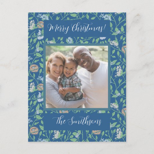 Spring Garden Moeder Dag Robin Nest Foto Uitnodigi Uitnodiging Briefkaart (Voorkant)