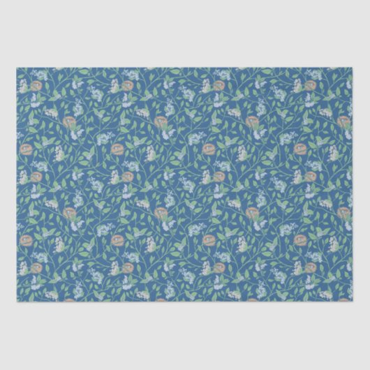 Spring Garden Moeder Day Robin Nest Queen Ann Lace Tissuepapier (Voorkant)