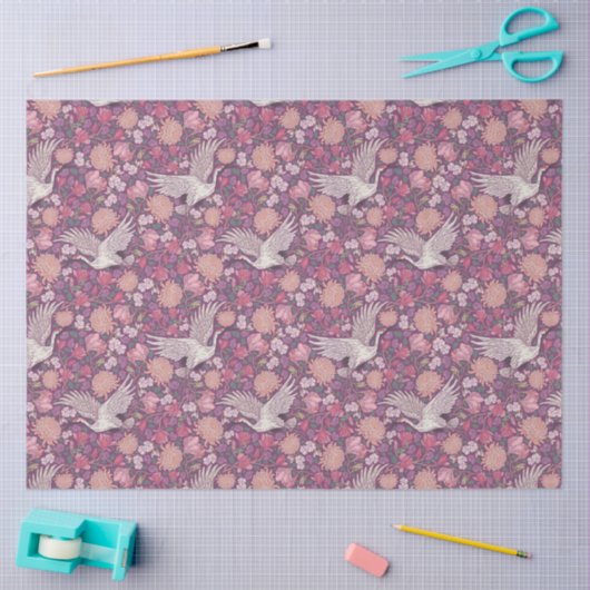 Spring Garden Moederdag Asian Crane Chinese Tissuepapier (Craft)