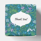 Spring Garden Moederdag Blue Paars White Bedankdoosjes (Bovenkant)