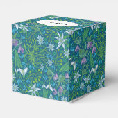 Spring Garden Moederdag Blue Paars White Bedankdoosjes (Achterkant)