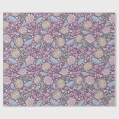 Spring Garden Moederdag Chrysanthemum Mum Japan Cadeaupapier (Vlak)