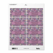 Spring Garden Moederdag Chrysanthemum Mum Japan Etiket (Full Sheet)