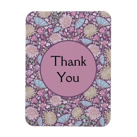 Spring Garden Moederdag Chrysanthemum Mum Japan Magneet (Verticaal)