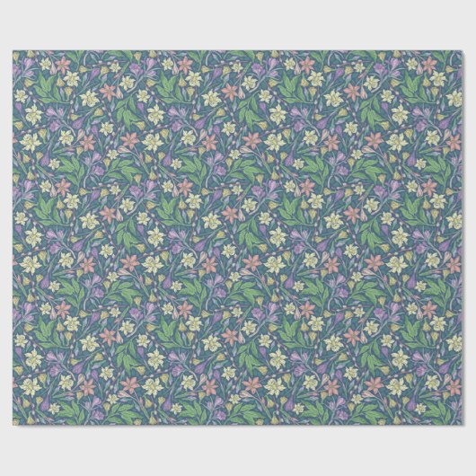 Spring Garden Moederdag Daffodils Crocuses Cadeaupapier (Vlak)