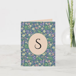 Spring Garden Moederdag Daffodils Crocuses Notitiekaartje