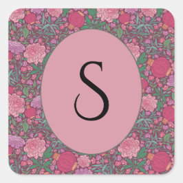 Spring Garden Moederdag Japans papier Vierkante Sticker