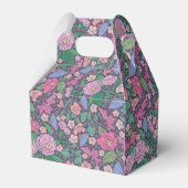 Spring Garden Moederdag papavers Japanse ventilato Bedankdoosjes (Achterkant)