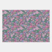 Spring Garden Moederdag papavers Japanse ventilato Inpakpapier Vel (Voorkant 3)