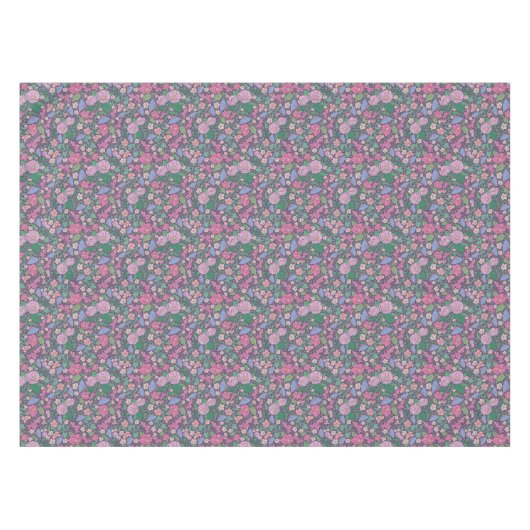 Spring Garden Moederdag papavers Japanse ventilato Tafelkleed (Voorkant (Horizontaal))