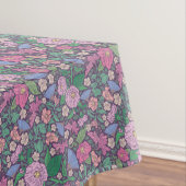 Spring Garden Moederdag papavers Japanse ventilato Tafelkleed (Voorbeeld)