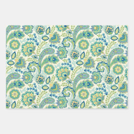 Spring Garden Paisley Inpakpapier Vel