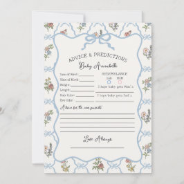 Spring Garden Party Bloemendouche Advies voor Baby Kaart