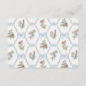 Spring Garden Party Floral Deel een recept Insert Informatiekaartje (Achterkant)