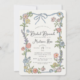 Spring Garden Party Pastel Bloemen Bruids Brunch