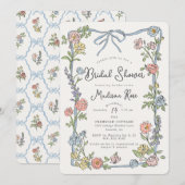 Spring Garden Party Pastel Floral Vrijgezellenfees (Voorkant / Achterkant)